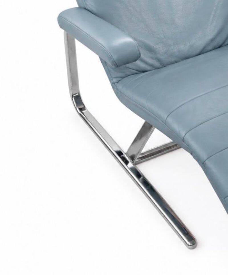 Vita Lounger in Leather from Ewald Schillig, 2010s