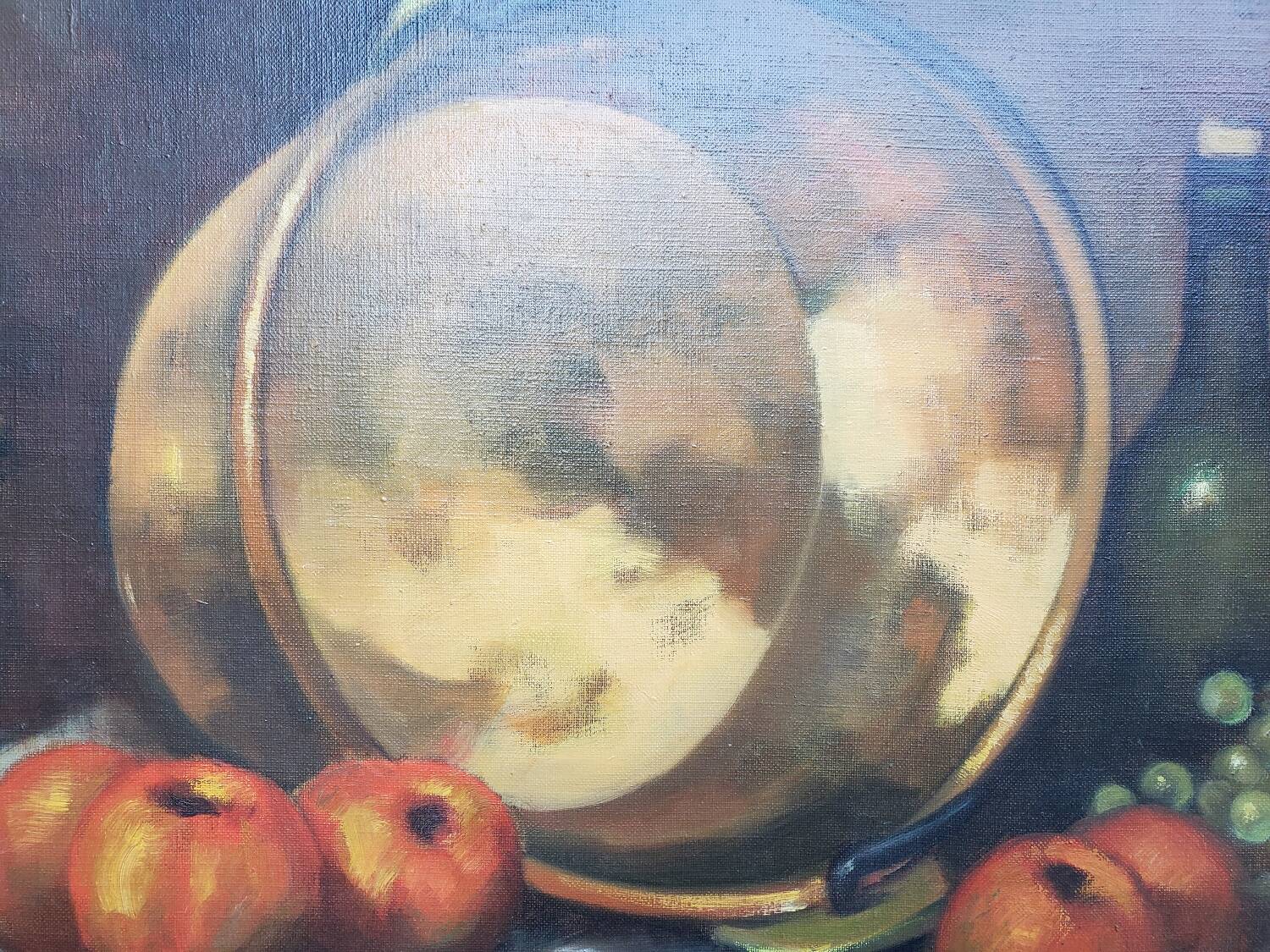 Still life painting signed J.Heitman