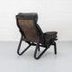 Bentwood & Leather Lounge Chair 1970s