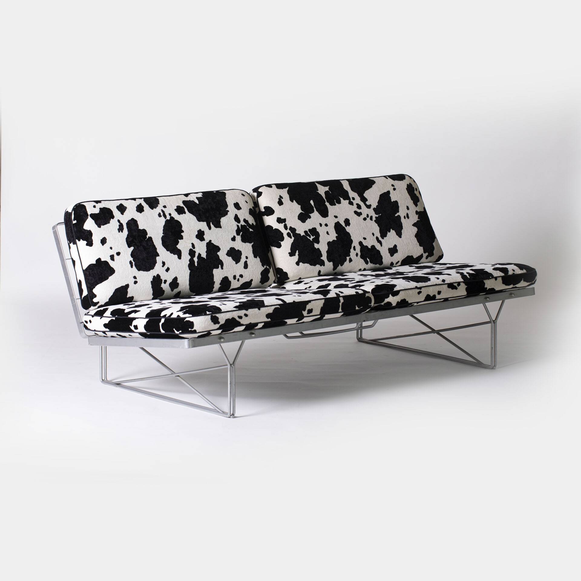 Canapé Moment de Niels Gammelgaard pour Ikea, années 1980 avec revêtement à motifs animaliers