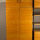 Modular bookcase with vintage wardrobe 60