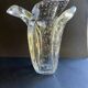 Large Schneider crystal vase