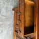 Buffet, rustic sideboard in solid cherry wood, 20th century