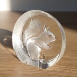 Crystal Squirrel figurine by Mats Jonasson.