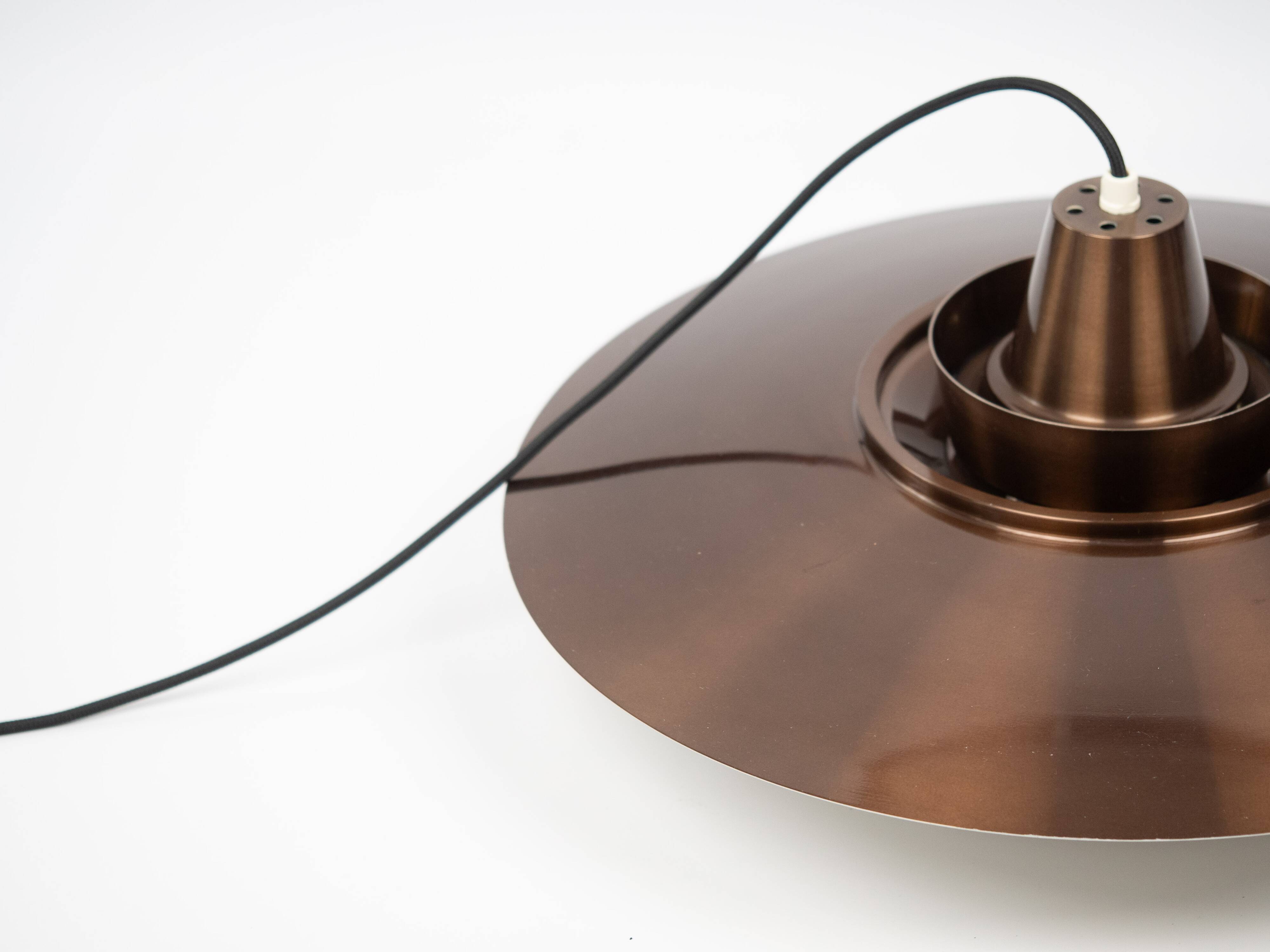 Danish vintage pendant lamp Superlight by David Mogensen, 1980s