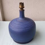 Blue lamp base Ludovic