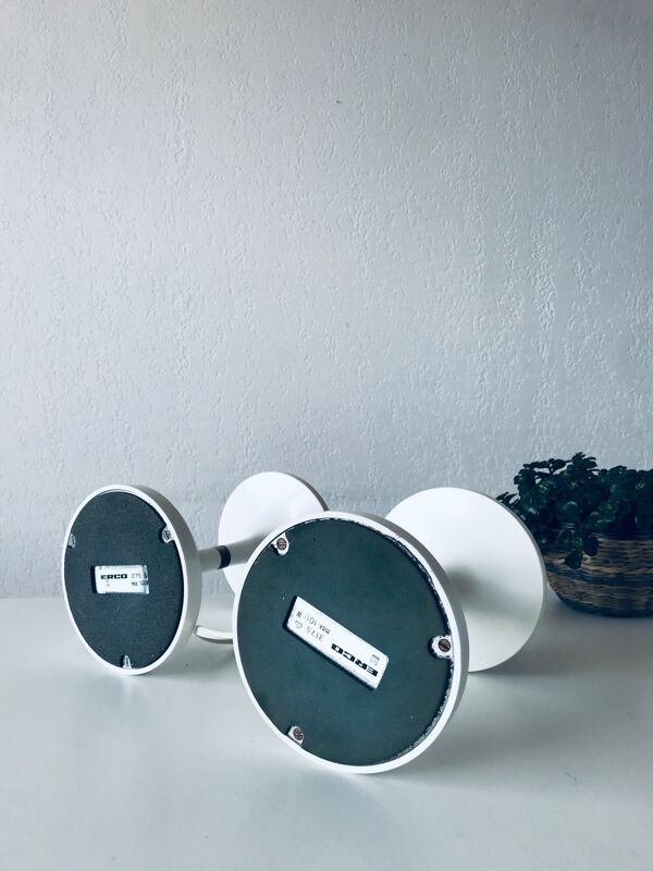 Paire de lampes Erco
