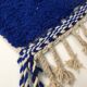 Moroccan Berber carpet beni ouarain uni blue majorelle 215x163cm