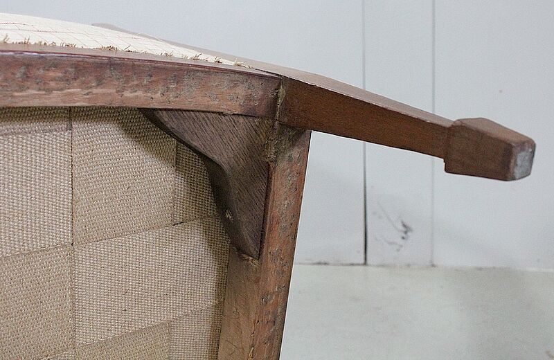 Mahogany armchair, Art Deco 1930