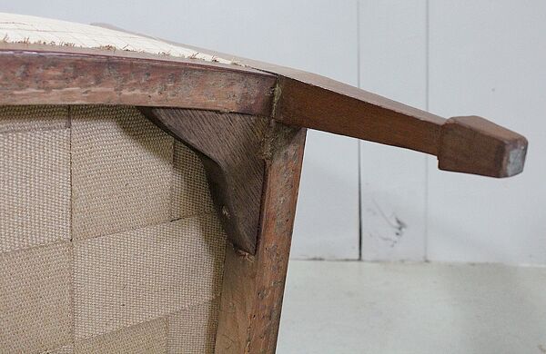 Fauteuil en acajou, Art Déco 1930