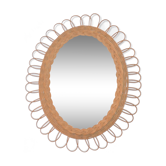 Miroir soleil rotin 45 x 36 cm