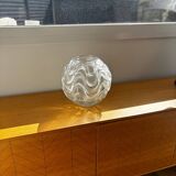 Vase en cristal lalique france – modèle “vibration” (2006) – parfait état