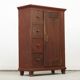 Antique painted kitchen bread cabinet