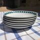 Set of 6 vintage Thomas Germany deep plates – Geometric design year