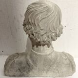 Sculpted plaster cast Bust of a young man 20th century
