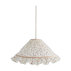 Emilia "tiny flowers" conical pendant light with steering wheel