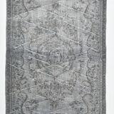 6x8 dark gray classic vintage rug,176x256cm