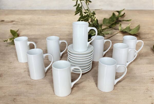 Service à café moderniste en porcelaine Schmid Design Tack - 1959