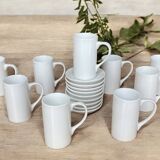 Service à café moderniste en porcelaine Schmid Design Tack - 1959