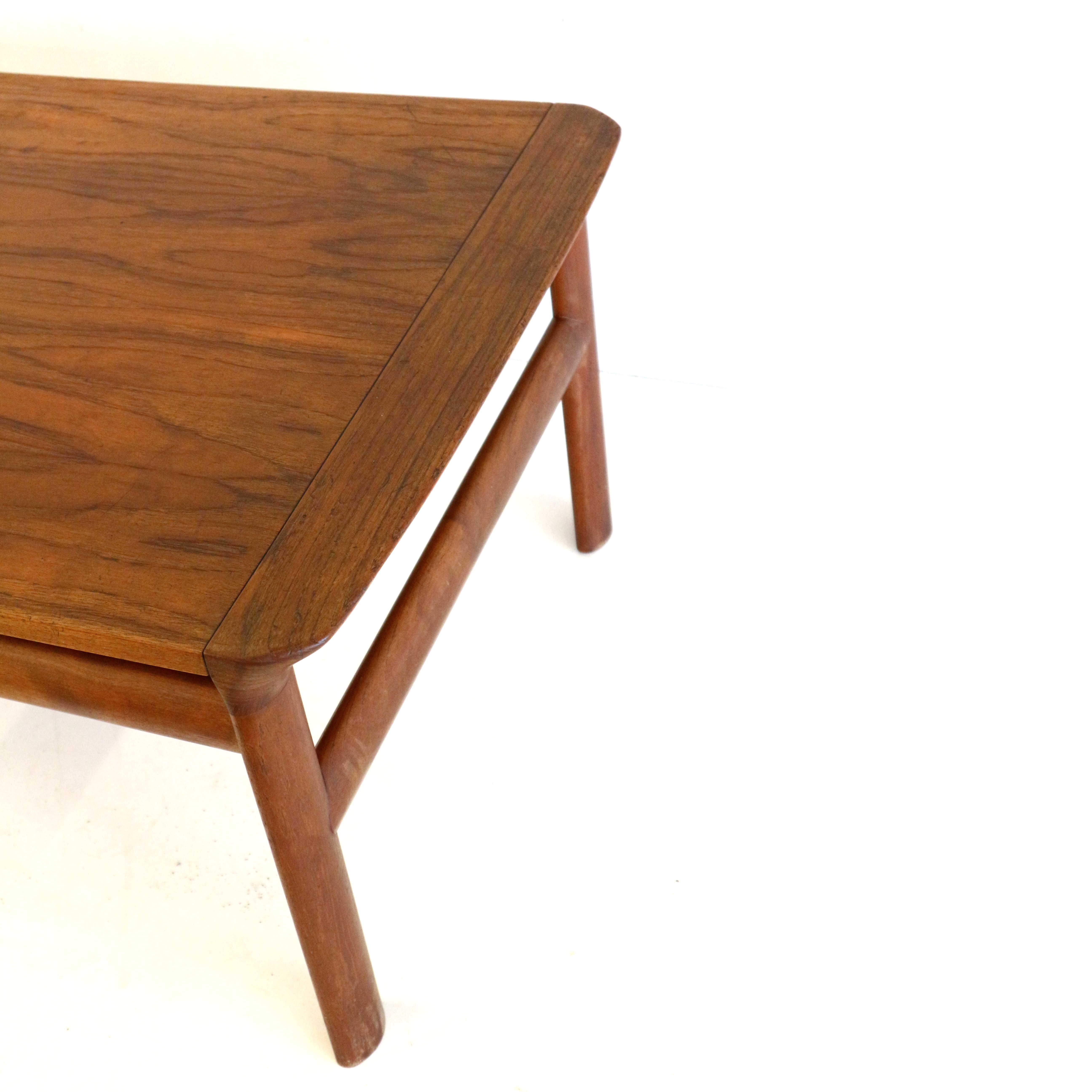 Vintage teak coffee table made in the 1960s