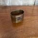 Antique Brass Napkin Ring + Vintage Marine Anchor #B668