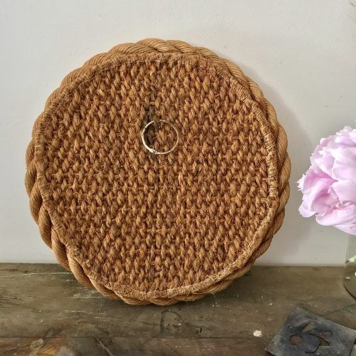 33cm round rope mirror