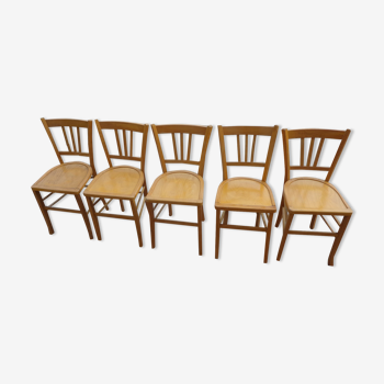 Set de 5 chaises Luterma