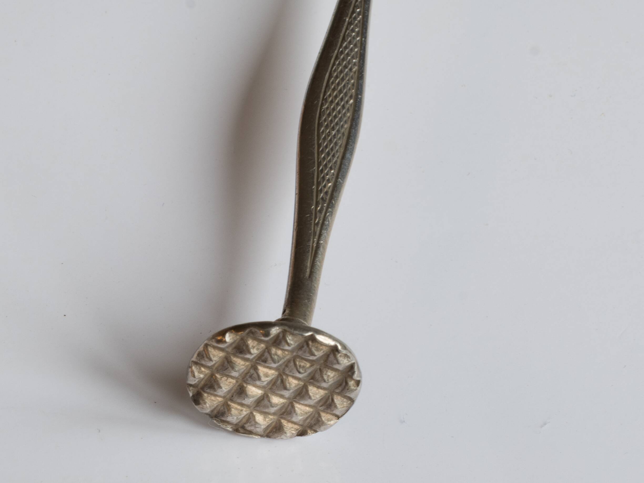 Solid silver medicine spoon