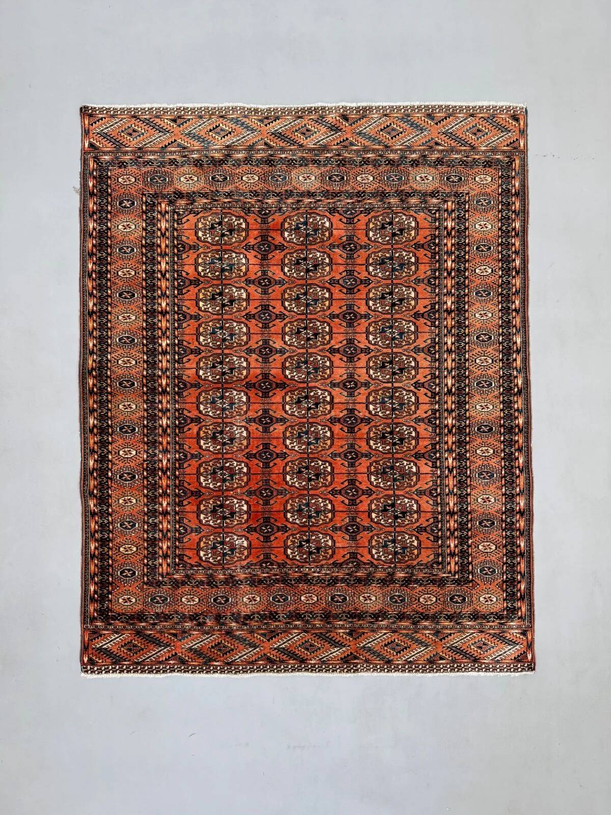 Afghan Turkoman rug 204x161 cm, large 2523