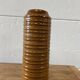 Vintage yellow-brown West Germany Carstens tall vase
