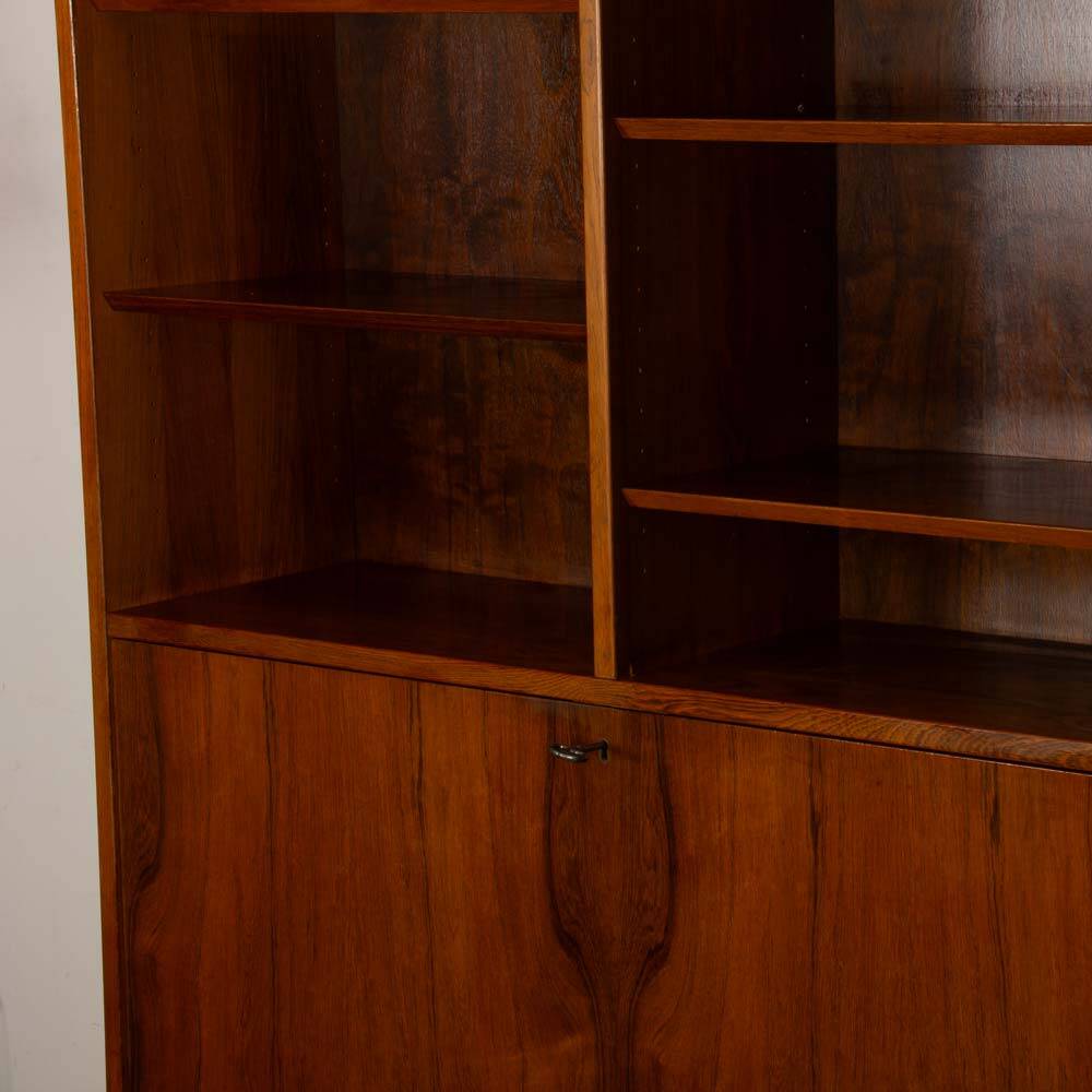 Rosewood secretary or bar cabinet by Poul Hundevad, 1960