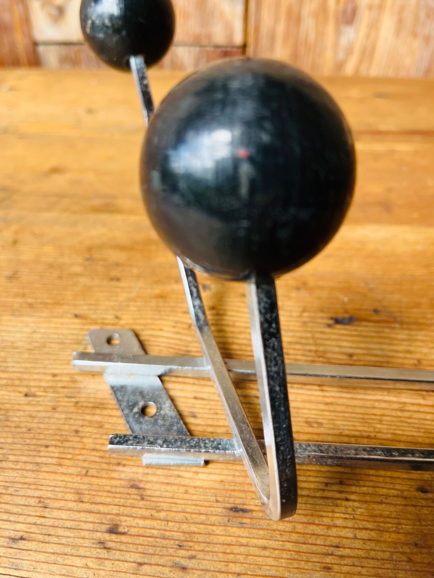 Vintage wall coat rack 4 hooks