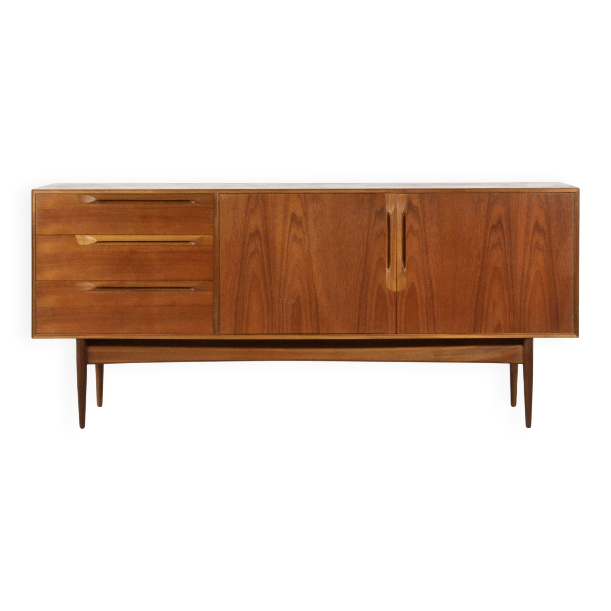 Rare Vintage Midcentury Mc Intosh Teak Sideboard / Long John.