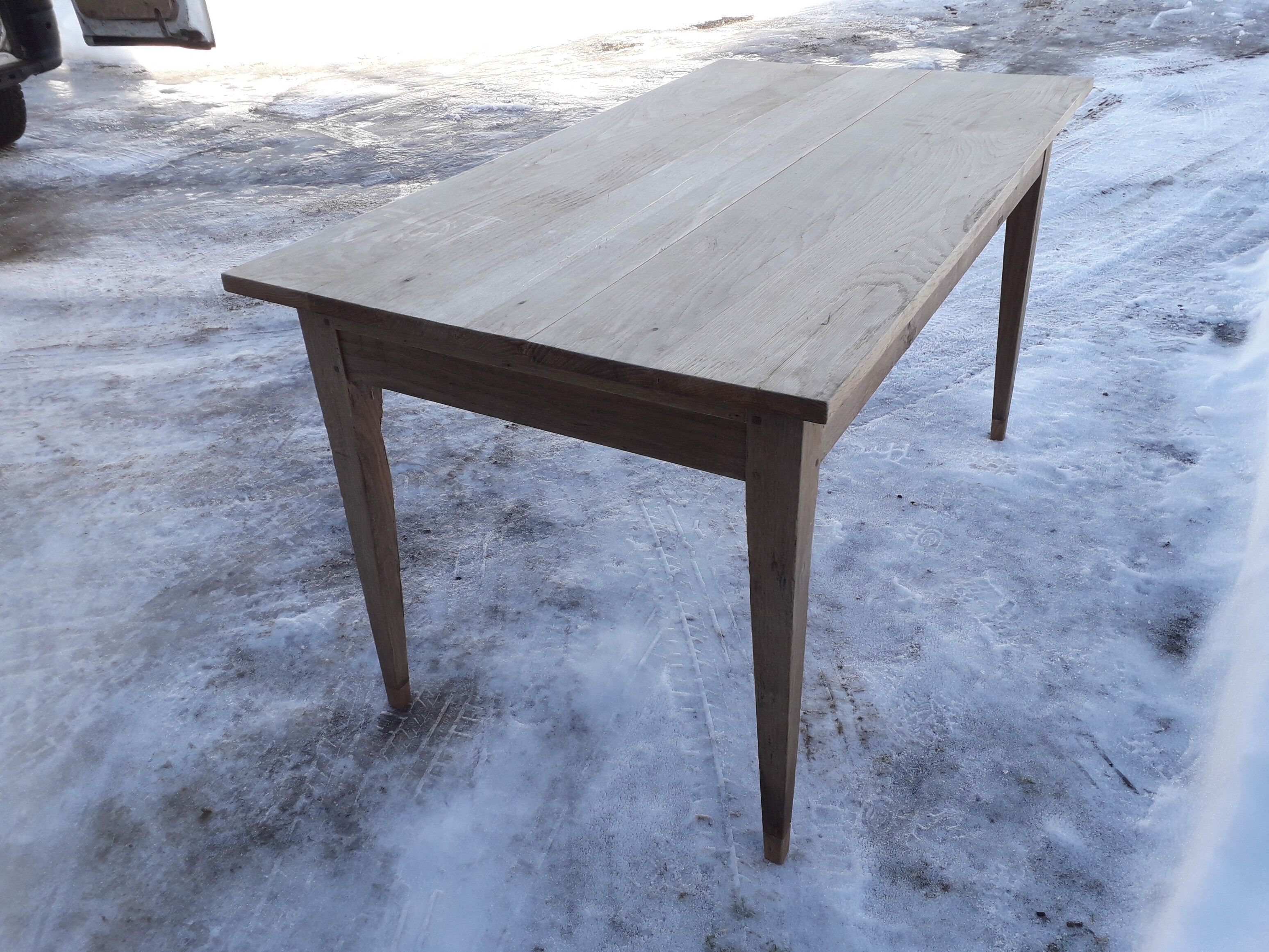 Old farmhouse table 140 cm
