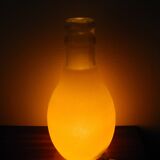 Old decorative bottle lamp vintage bottle lamp 70s