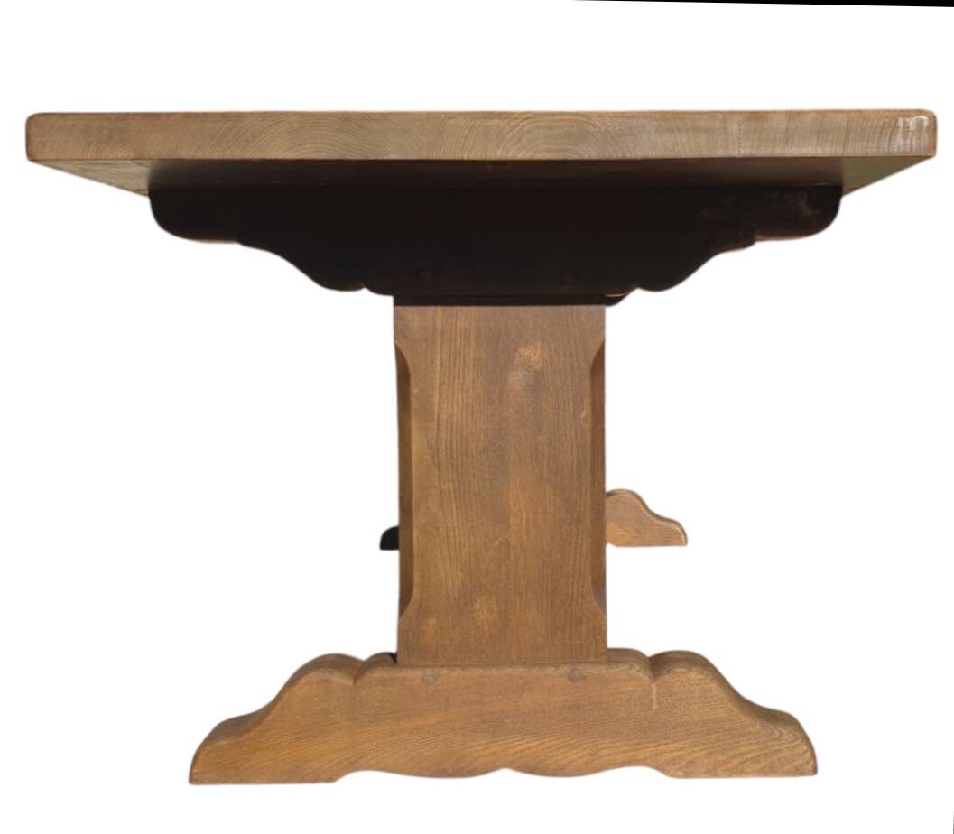 Solid wood farmhouse table long 230cm