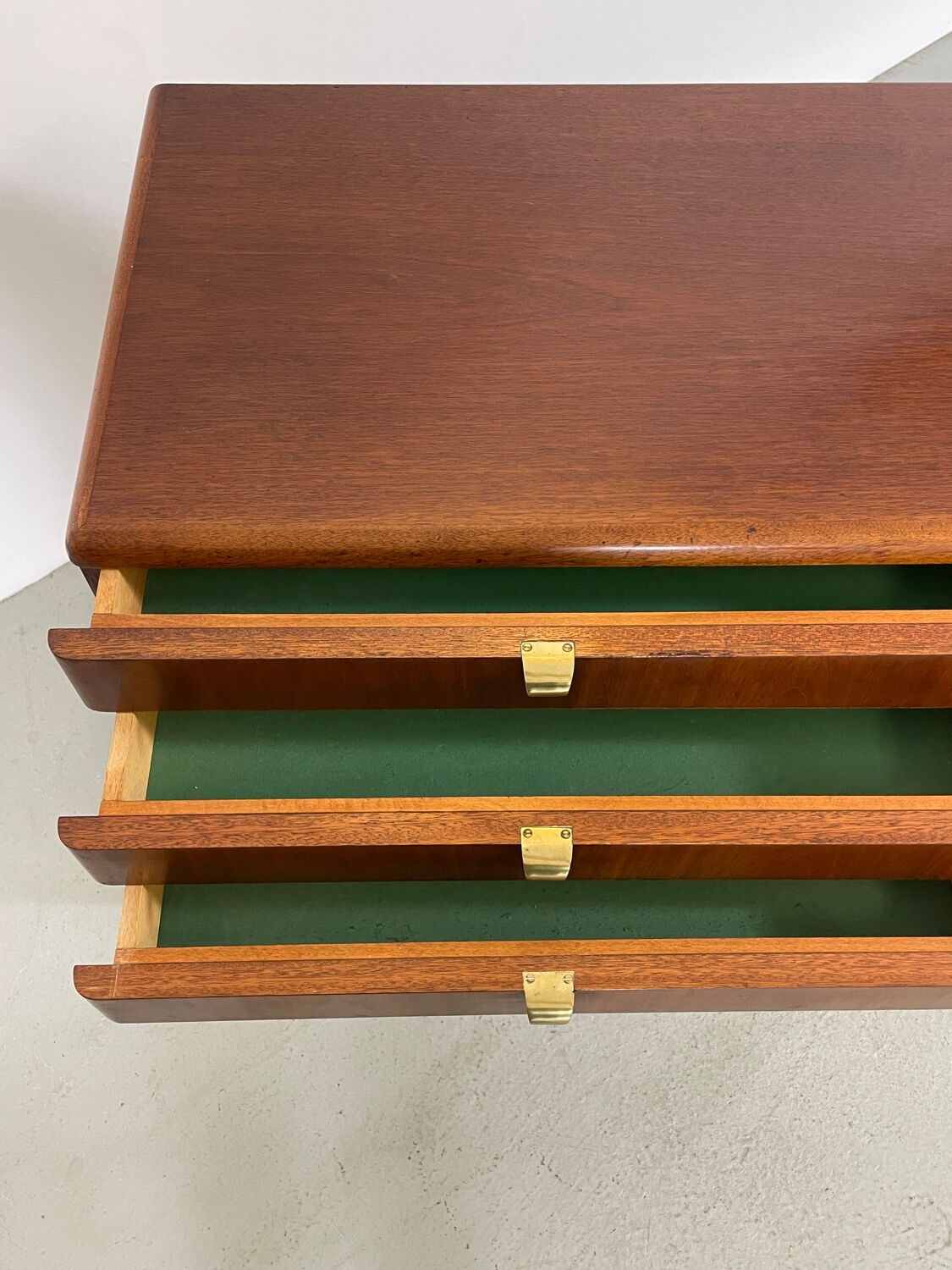 Danish console with drawers in mahogany 1940s