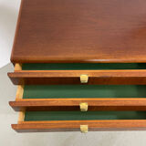 Danish console with drawers in mahogany 1940s