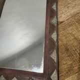 Vintage brass mirror
