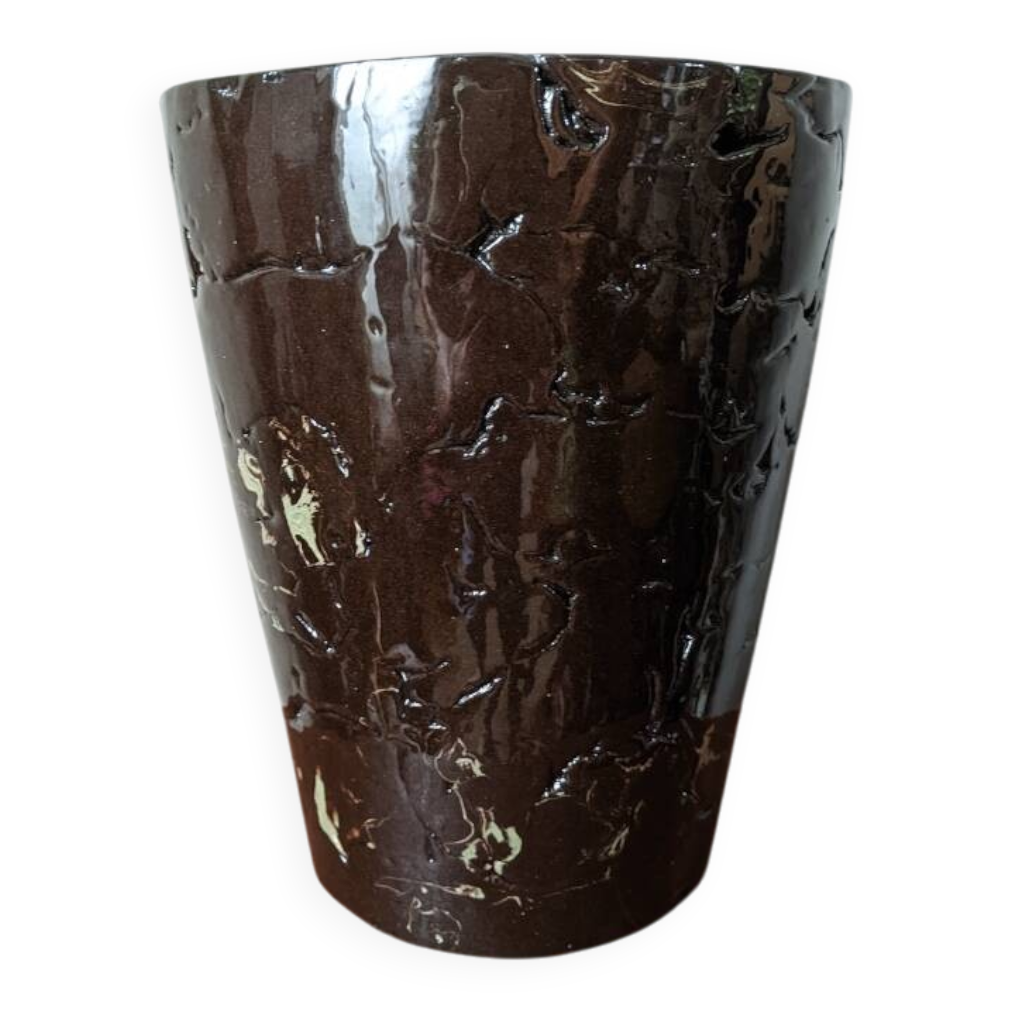 Ceramic vase, handmade pottery, contemporary design, country decor