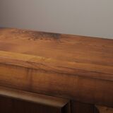 Four-door solid oak sideboard – France, 1960s