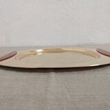 PM Italy brass and bakelite trays and bowl, 1960s-70s
