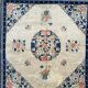 Tapis carré vintage Art Déco de Pékin Chine
