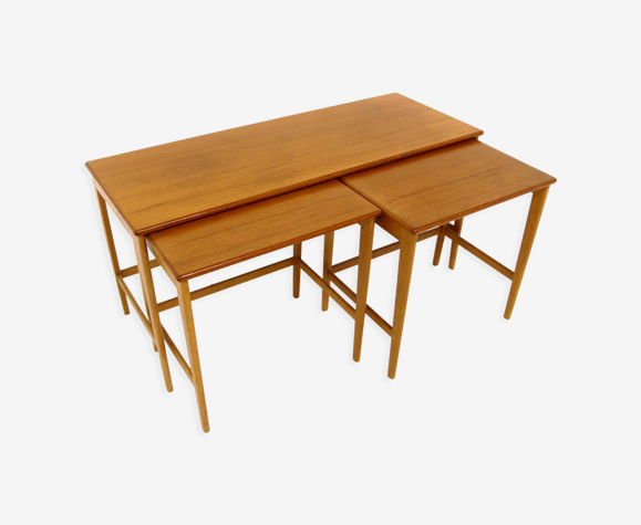 Teak "trundle" coffee table, Sweden, 1960