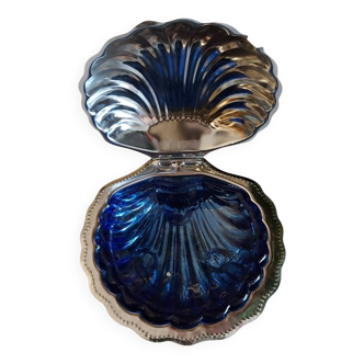 Beurrier vintage en forme de coquille de st Jacques