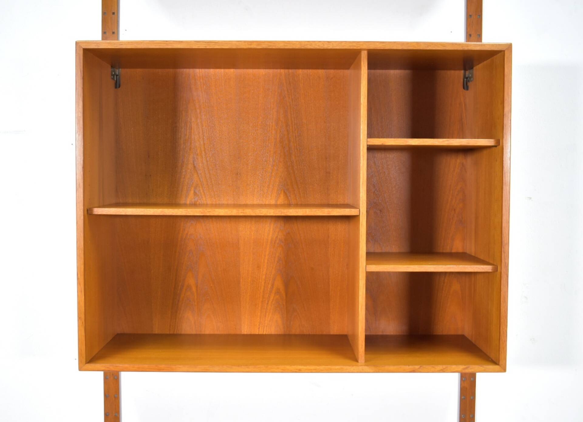Teak modular shelving unit by HG Furniture 1960s Danish Vintage