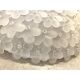 Contemporary Sanded-Flowers Murano Glass Flush Mount