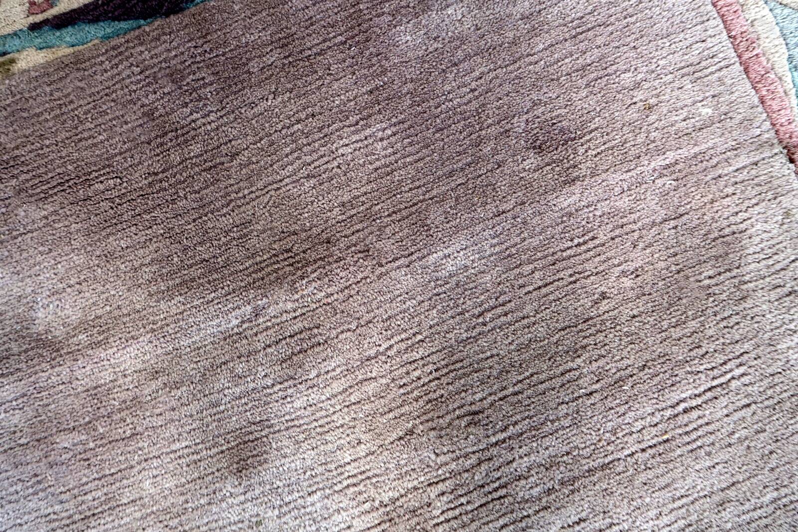 Tapis vintage tibétain Khaden fait main en laine – 122 x 180 cm – 1960s