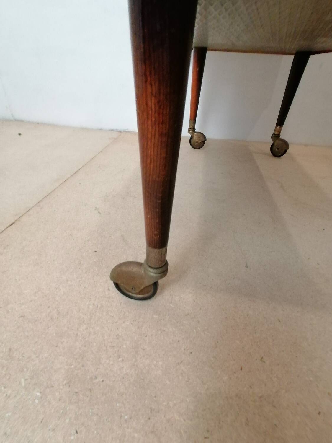 Bar cabinet on wheels circa 1950