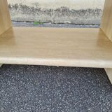 Travertine coffee table